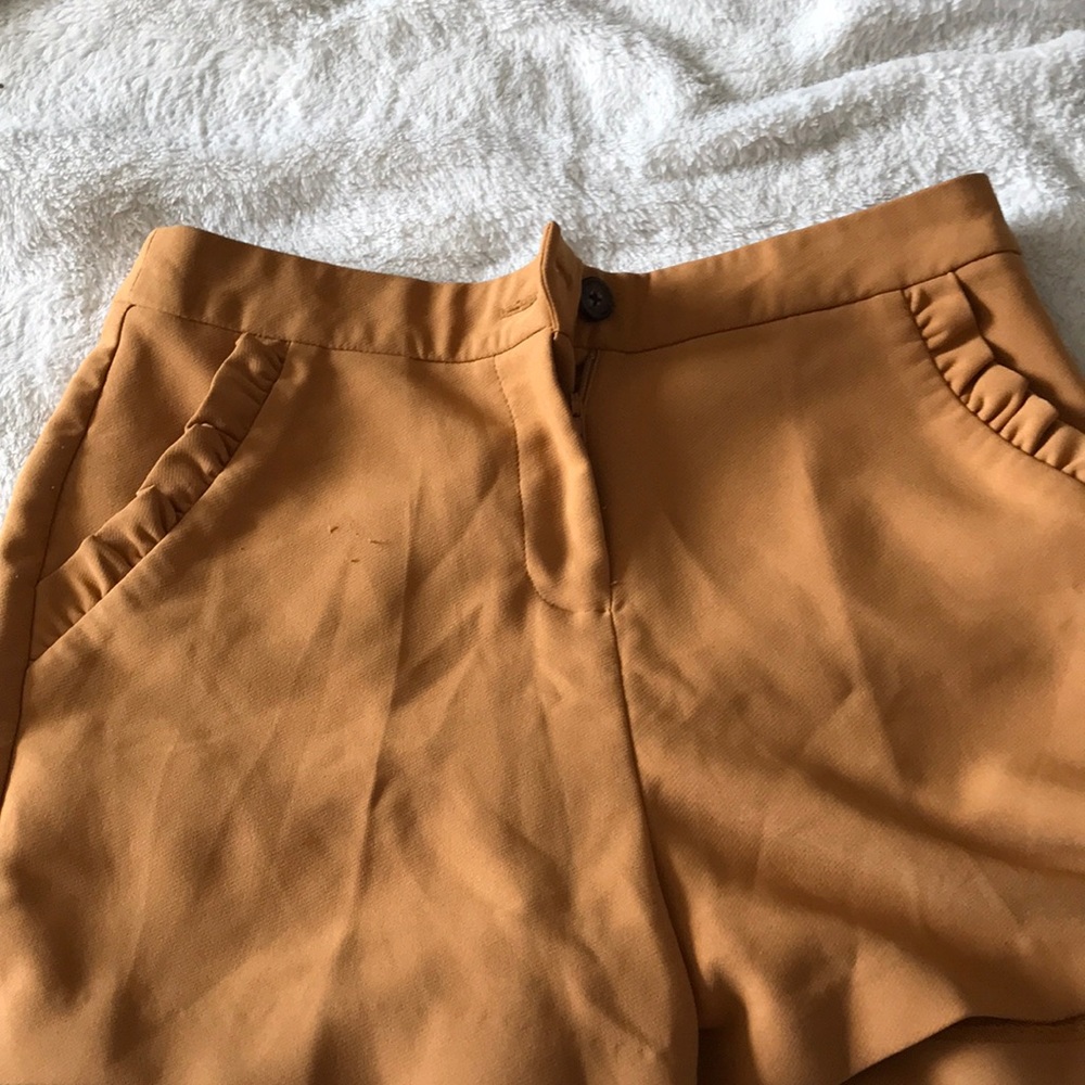 Mosaic & Co mustard shorts